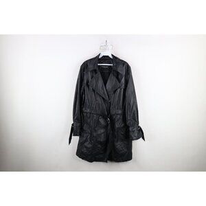 Schneiders Salzburg Womens 38 Button Belted Trench Coat Rain Jacket Windbreaker